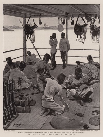 ナイル遠征、前線に近づく 作： Henry Marriott Paget